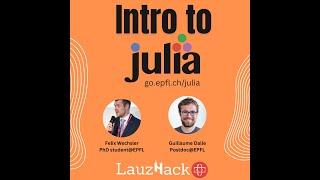 Intro to the Julia Programming Language