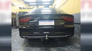 Audi A7 com engate reforçado fixo