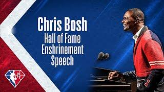 Chris Bosh | Hall of Fame Enshrinement Speech