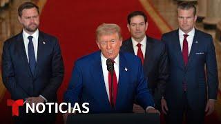 Estas son las primeras reacciones políticas tras el ataque de EE.UU. a Irán | Noticias Telemundo