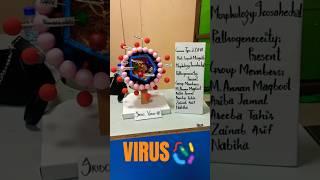 Who Said Viruses Can’t Look Cool?  | NUST #nust #asab #annan #virus #3dmodel #biotechnology