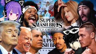 Presidents play Super Smash Bros Ultimate 5v5 Squad Strike! | Team Trump vs Team Cena