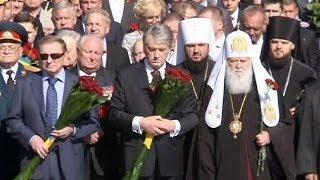 'Low key' Victory Day celebrations in Ukraine