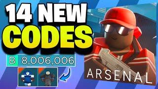 9 NEW️ ARSENAL ROBLOX CODES 2024 - ARSENAL CODES