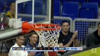 Four-point play by Kenan Kamenjaš (Budućnost VOLI – MZT Skopje Aerodrom, 15.10.2022)