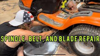 How To FIX A Broken Lawn Tractor Deck