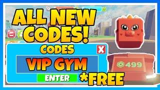 ALL 5 NEW CODES IN GYM REALMS -RELEASE UPDATE  | Roblox