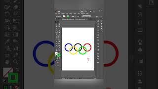 create olympic logo #olympics #adobe #tutorial #illustration #illustrator #creative #adobesoftware