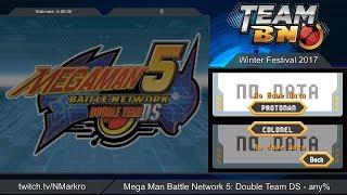 MMBN 5: Double Team DS - Speedrun by NMarkro ~ TeamBN's Winter Festival 2017