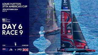 EPIC RACING| Louis Vuitton 37th America's Cup Race 9 | Emirates Team New Zealand vs INEOS Britannia