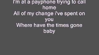 Maroon 5 Ft. Wiz Khalifa Payphone Lyrics