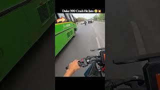 Duke 390 Crash Ho Jata  #shorts #bikerider #motovlog #crash #dragrace #duke390 #bikelife #z900