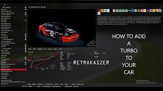 ASSETTO CORSA: HOW TO ADD A TURBO IN ANY CAR