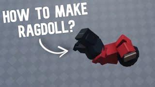 How to Make  RAGDOLL? | Roblox Studio Tutorial