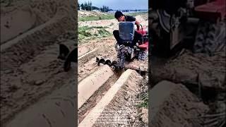 Amazing farm tool: automated furrow maker for planting