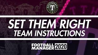 How to Use Team Instructions on Football Manager 2020