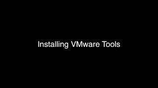 Installing VMware Tools one a VM in vSphere