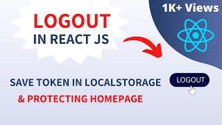 Login Logout in React JS - 2022  [ Redirect After Login to Home Page ] Important For Beginners