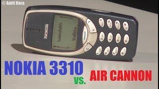 Air Cannon vs. Nokia 3310 (target IKEA LACK table)