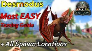 How To EASILY Find and TAME a Desmodus in ARK Fjordur