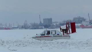 Аэросани-амфибия Патруль на дежурстве