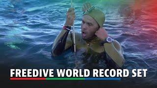 Freedive world record set | ABS-CBN News