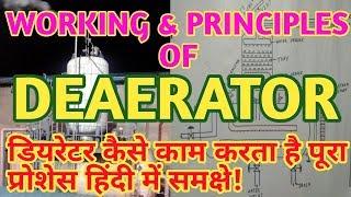 DEAERATOR || WORKING & PRINCIPLES OF DEAERATOR || In Hindi