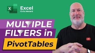 Excel - Turn on Multiple Filters in a PivotTable - Allow multiple filters per field Setting