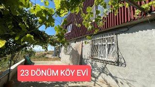 KÖY YANI 23 DÖNÜM BAÇELİ MÜSTAKİLSATILIK KÖY EVİ