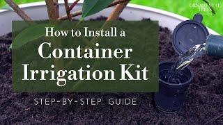 How to Easily Install an Irrigation Kit for Trees Planted in Containers | Tree 101