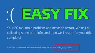 How To Fix NTFS FILE SYSTEM Corrupt System Files Blue Screen