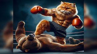  Cats Revenge - Facing Grizzly in the Ring After Father's Tragic Death!  #catstory #drama #sad