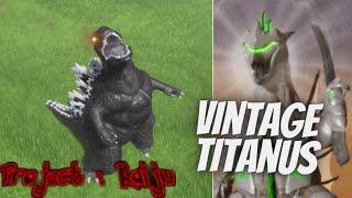 Playing as Vintage Titanus Godzilla! | Project Kaiju 4.0 Roblox