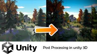 How to add post processing in unity 3d projects (built in render pipeline)