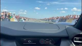 RIMAC Nevera - insane 350 km/h through the crowd [passenger POV, full throttle]