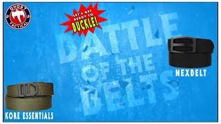 BATTLE of the BELTS:  Kore Essentials vs Nexbelt Gun Belts:  Which is Better for Carrying?