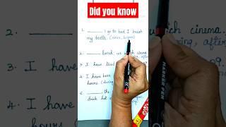Prepositions of time l prepositions l english grammar l time l shorts l grammar l grammarcourse