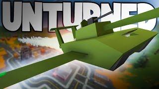 AN ACTUAL FLYING TANK PLANE... WAT | Unturned Mod Showcase Funny Moments