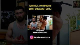 turnik tortinishni oson o'rganish usuli 1-qisim #shorts #turnik