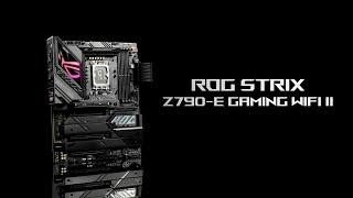 ASUS ROG Strix Z790 E Gaming WIFI II LGA 1700 ATX Motherboard E-tail Video