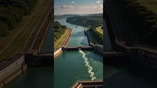 Panama Canal – Engineering Ka Aik Shandar Chamatkar! #panamacanal #globaltrade  #shortvideo #shorts
