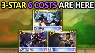 3-STAR 6 COSTS: Mel 3, Viktor 3, and Warwick 3