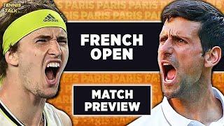 Zverev vs Djokovic | French Open 2025 Quarterfinal | Tennis Talk Prediction