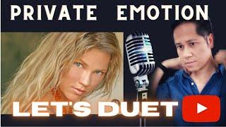 Private Emotion  - Ricky Martin featuring Meja  - Karaoke - Male Part Only