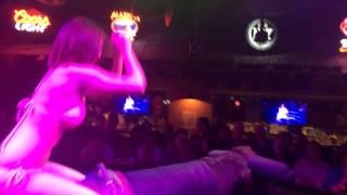 Bikini bull riding 3/23/14 gilleys