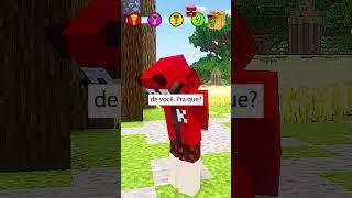 Minha mãe descobriu meu segredo do Minecraft! #shorts