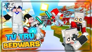 Nếu Tứ Trụ Hero Team Chơi Bedwars? Siro Bất Ngờ Khi Chiến Thần Simmy và Hacker Phong Cận cân hết map