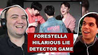 Forestella hilarious lie detector game - TEACHER PAUL REACTS