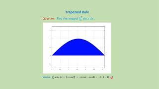 (4.0) Trapezoid rule: MatLab code + download link.