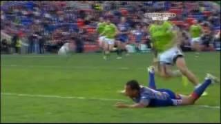 Costigan misses a try against Canberra